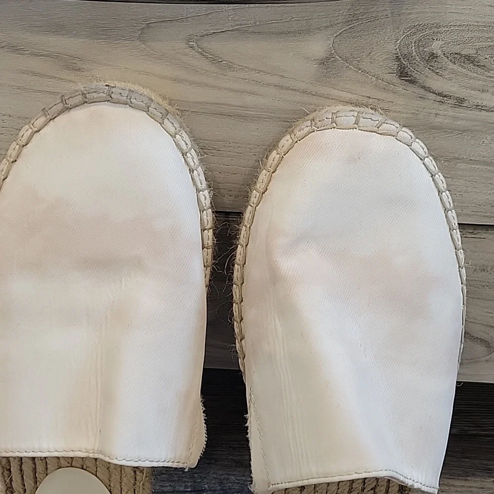GAP Women's Cream Espadrille Slip-On Shoes